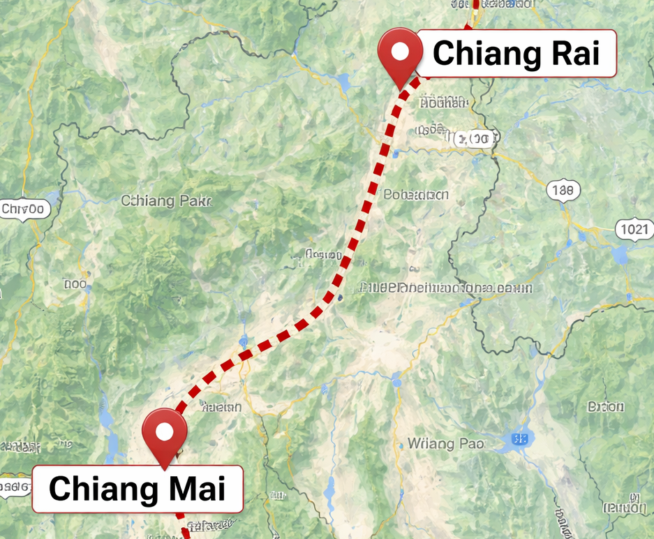 Cómo ir de Chiang Mai a Chiang Rai